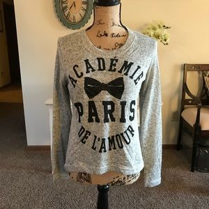 Grey PARIS sweater